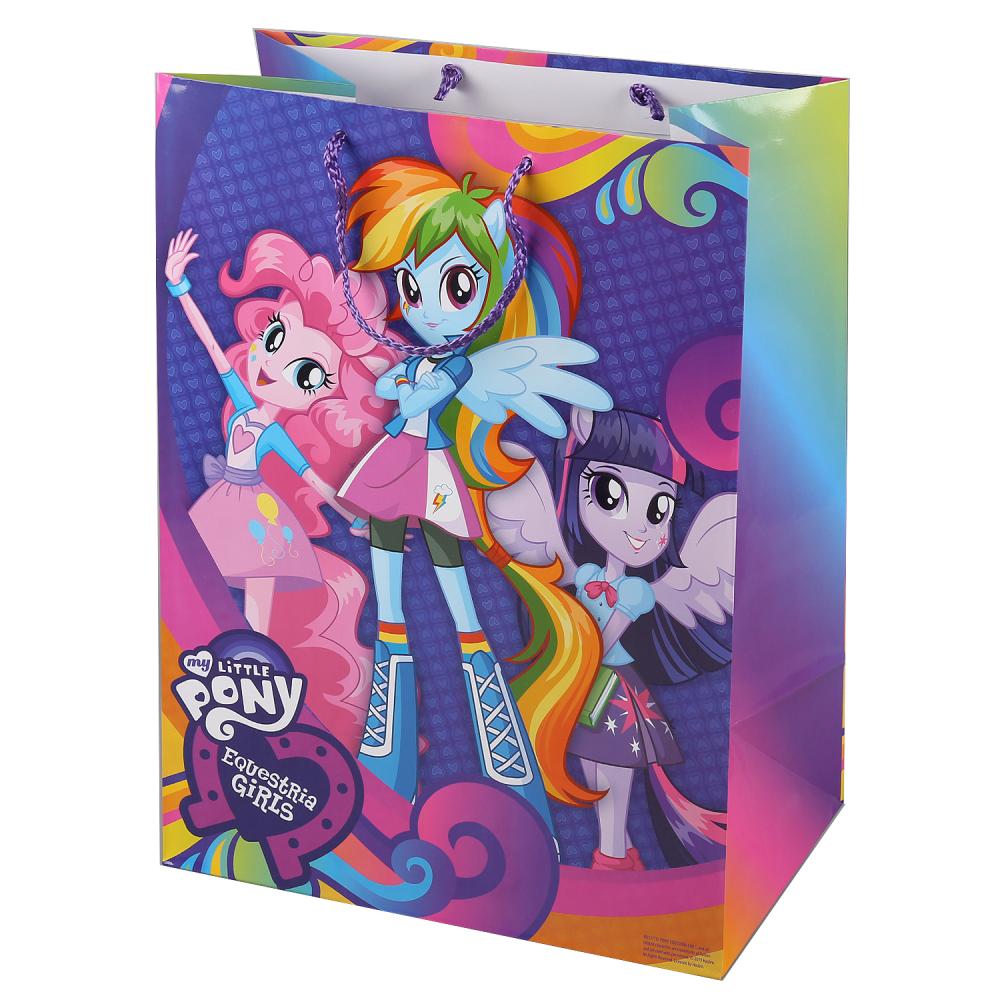 ПАКЕТ ПОДАРОЧНЫЙ ИГРАЕМ ВМЕСТЕ EQUESTRIA GIRLS. MY LITTLE PONY. 33Х46Х20СМ  В ПАК УП-12ШТ в кор.6уп купить на самой большой базе игрушек в Воронеже за  113.50 руб., код 921037